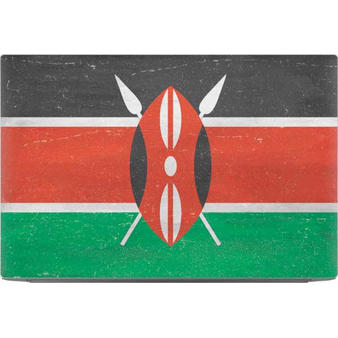 Kenya Flag Distressed Dell XPS Skin